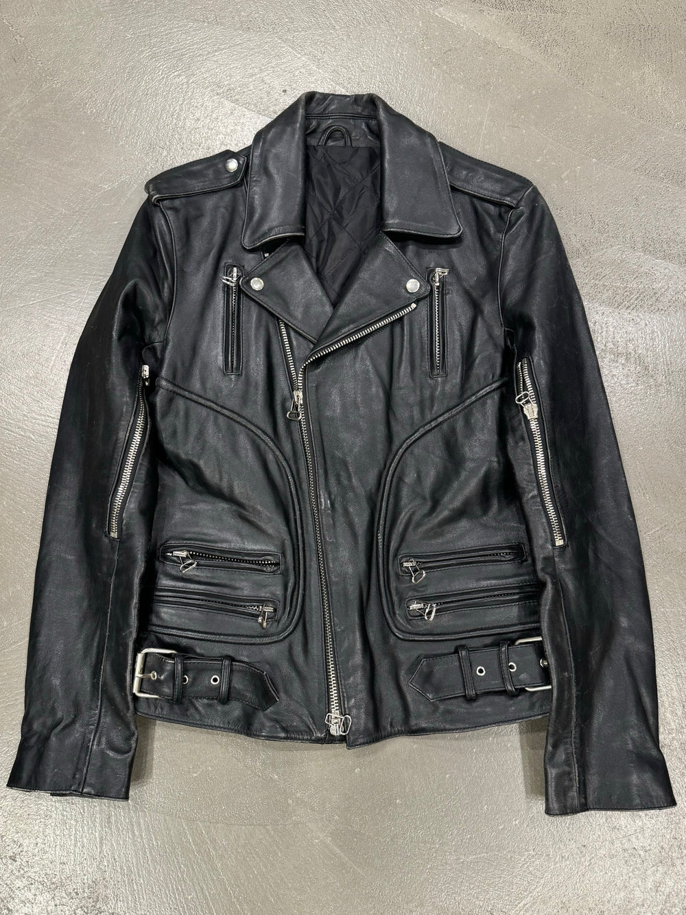 F/W 2010 Balmain perfecto horse leather jacket by Decarnin