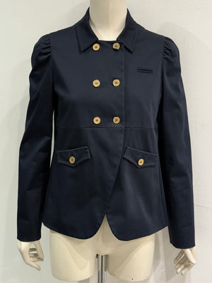 2000s Miu Miu double breasted officer jacket