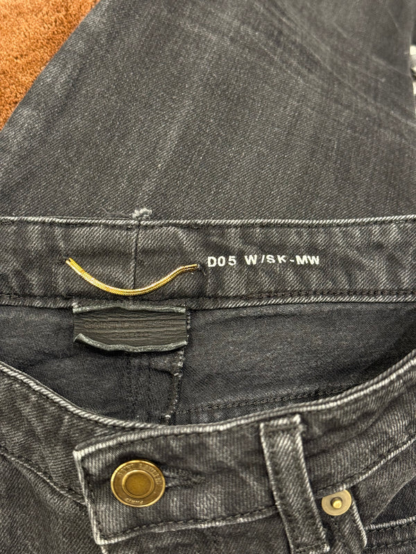 2018 Saint Laurent black skinny jeans