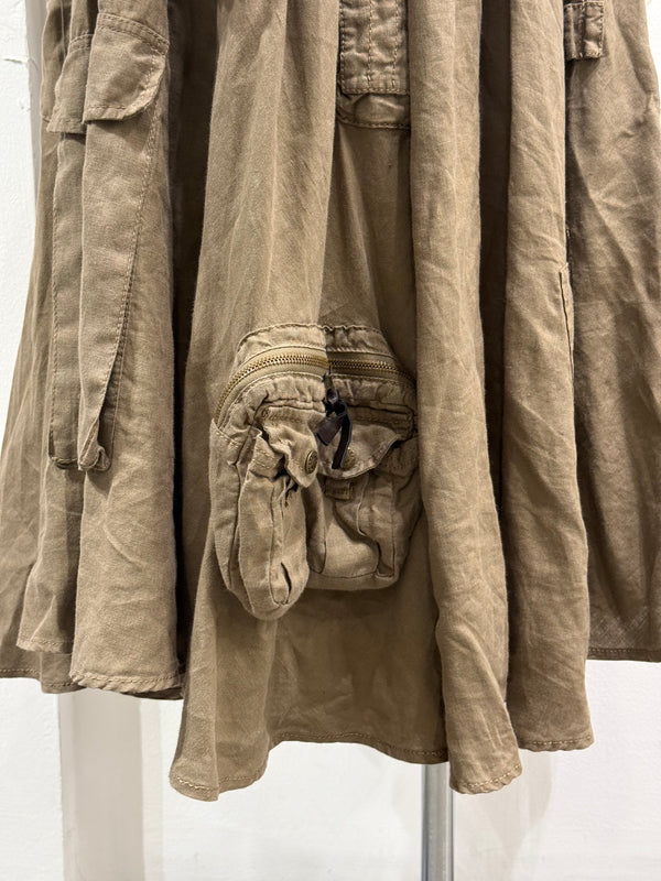 S/S2003 Dolce & Gabbana multi pocket cargo military skirt