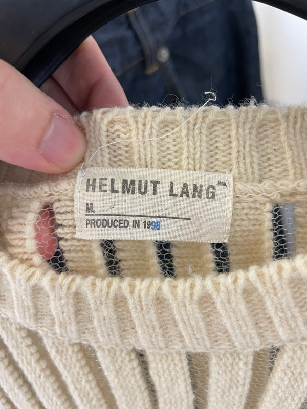 1998 Helmut Lang semi transparent sweater