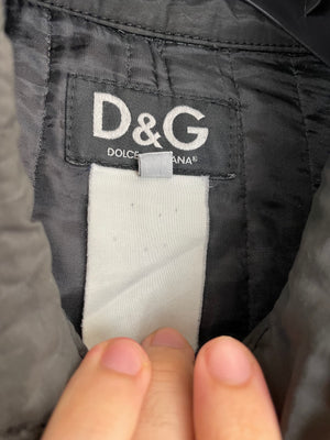 2003 Dolce & Gabbana military parachute Goggle window bomber jacket archive