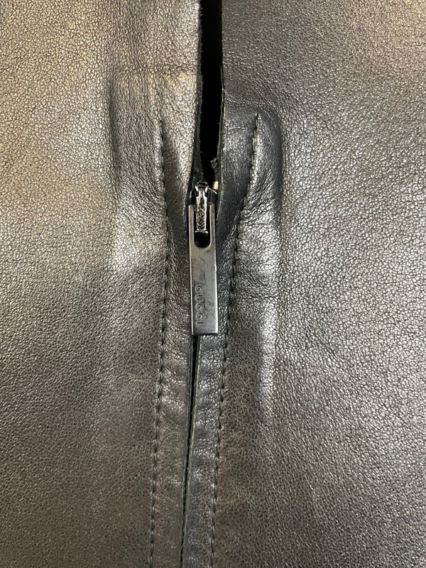 AW1997 Gucci by Tom Ford biker leather jacket