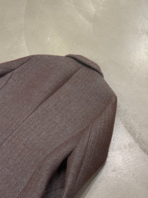 2010s Acne Studios double-breasted herringbone wool overcoat