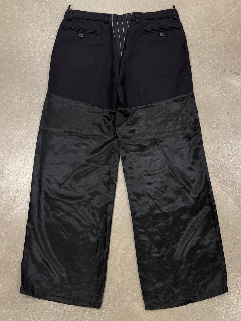 A/W2002 Maison Martin Margiela artisanal hybrid reconstructed pants