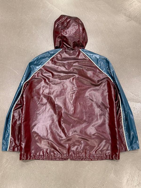 HERMES nylon color block jacket