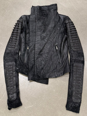 A/W2010 Rick Owens “GLEAM” blistered leather jacket