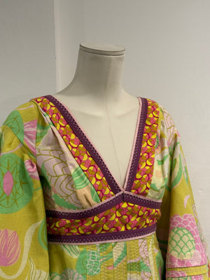 S/S2004 Dolce & Gabbana floral abstract mini dress