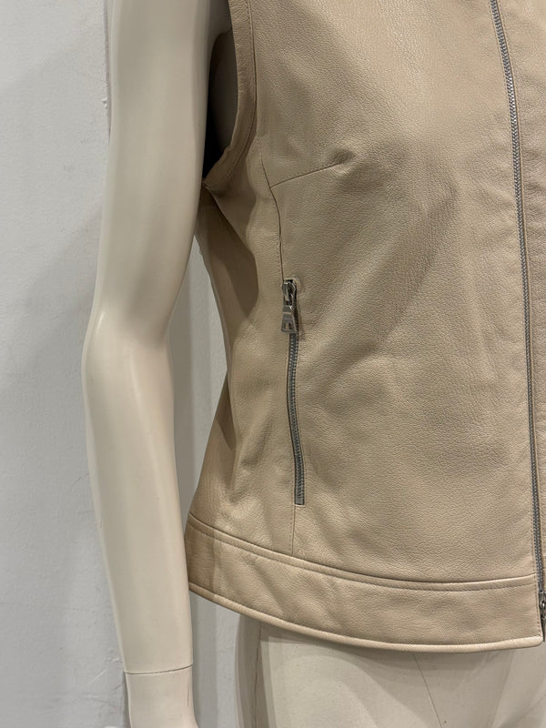 A/W2000 Prada biker leather vest