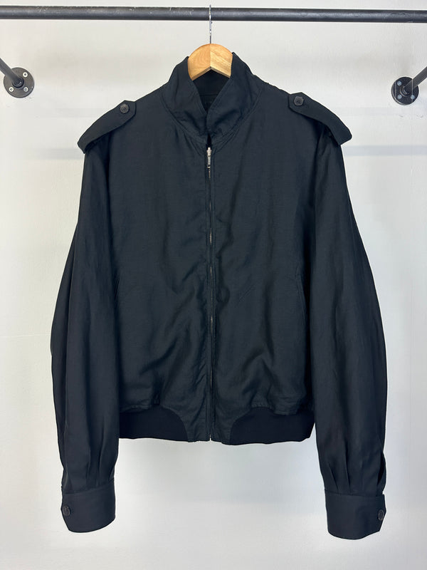 S/S 2003 Gucci by Tom Ford reversible linen bomber jacket
