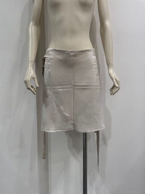 2000s Ann Demeulemeester bondage mini skirt