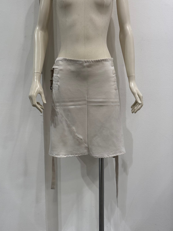 2000s Ann Demeulemeester bondage mini skirt