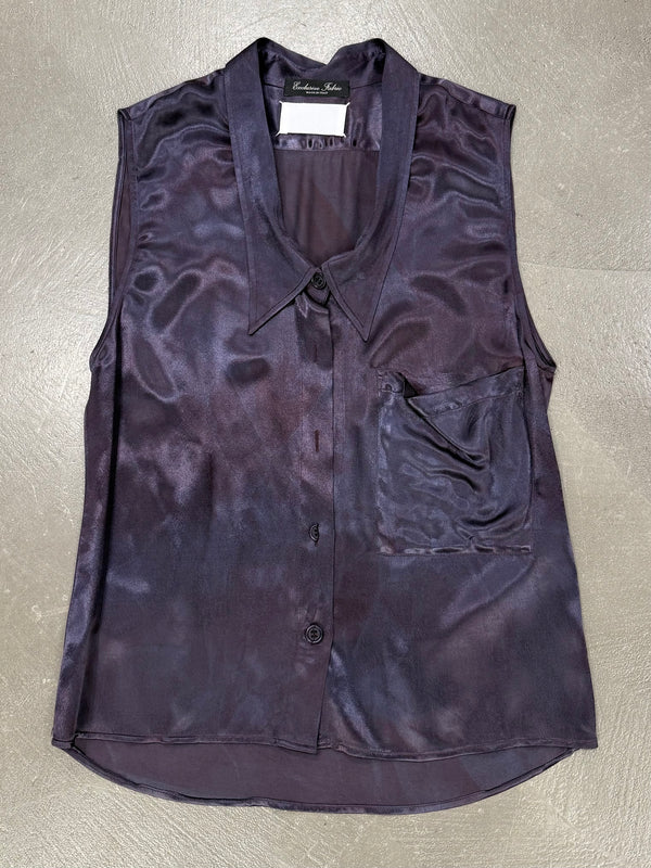 S/S2007 Maison Margiela car seat exclusive fabric sleeveless shirt