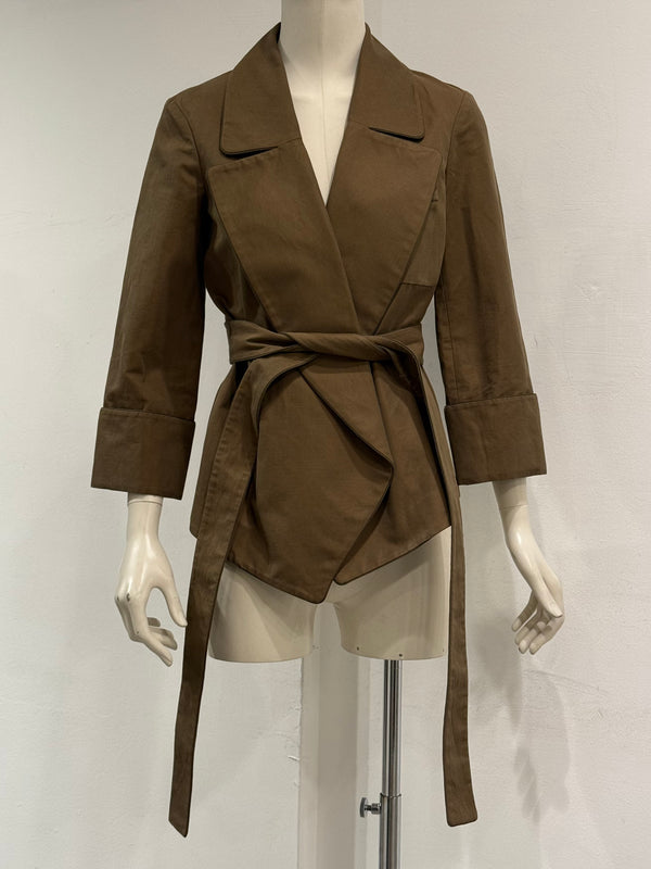 2008 Yves Saint Laurent belted trench jacket