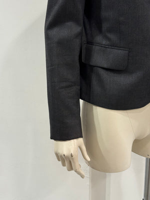 A/W2006 Dior by Hedi Slimane satin lapel tailored blazer