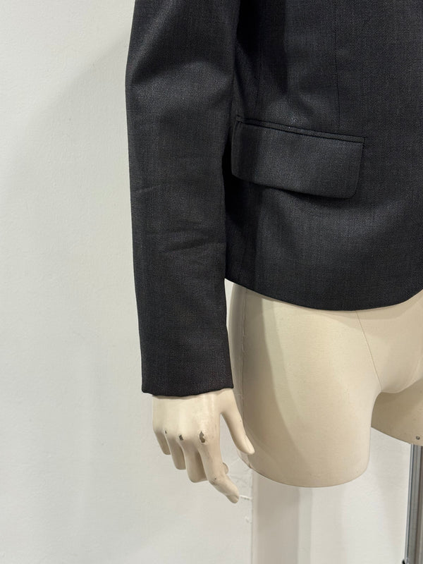 A/W2006 Dior by Hedi Slimane satin lapel tailored blazer