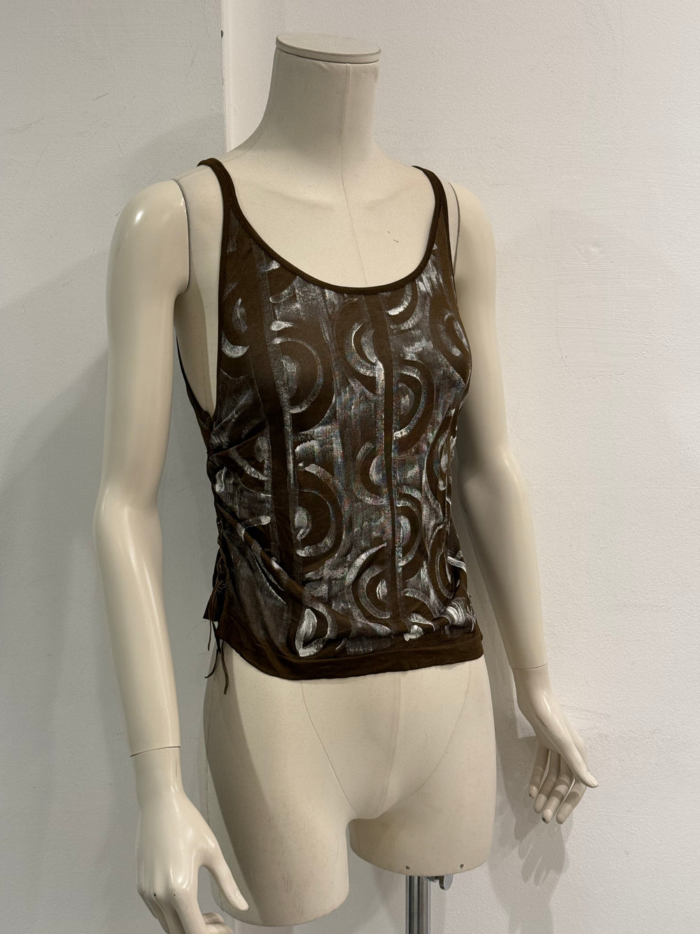 S/S2002 Yves Saint Laurent rive gauche by Tom Ford runway painted tank top