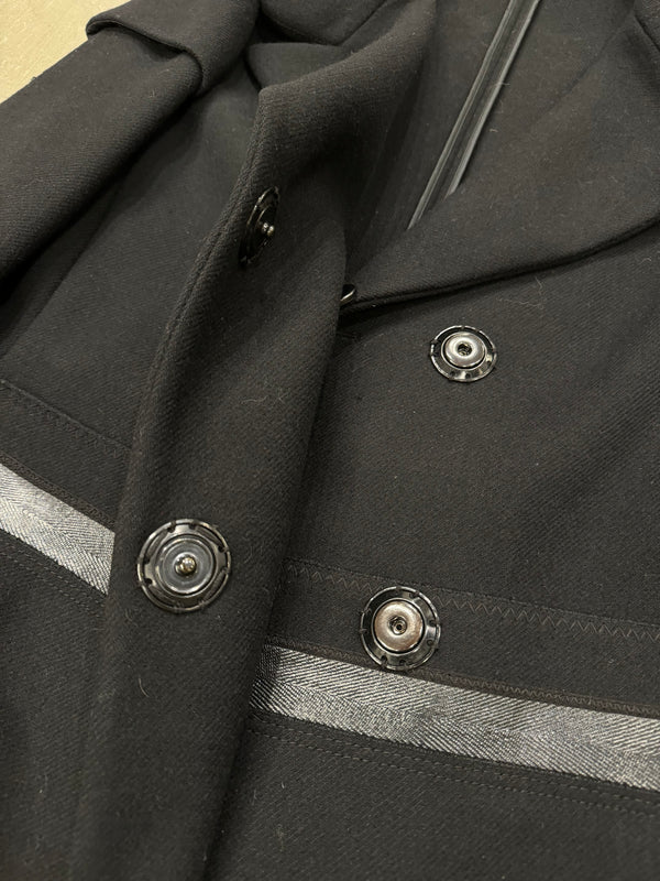 2000s Prada real fur wool coat