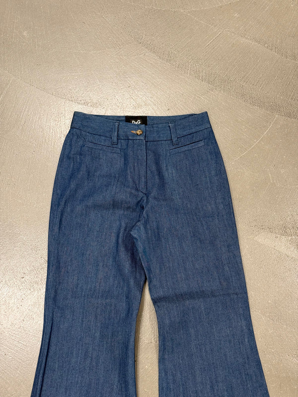 2000s Dolce & Gabbana flared bootcut jeans