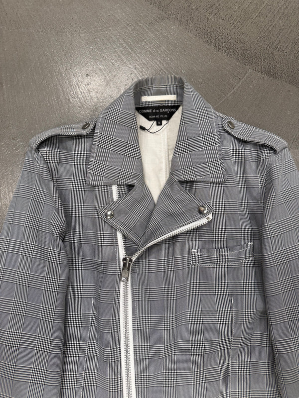 2011 Comme des Garçons checkered zipper jacket