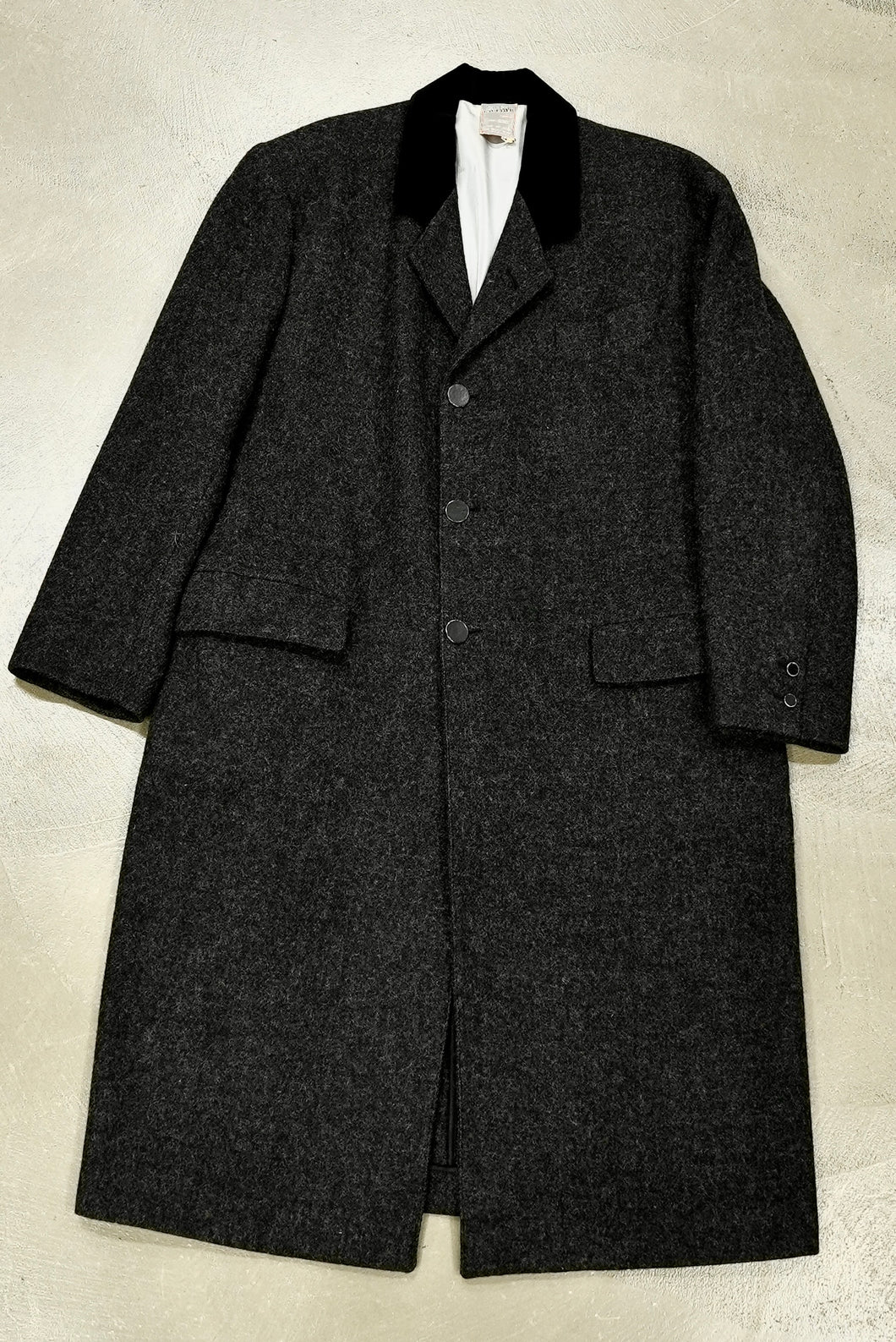 1980s Jean Paul Gaultier long wool coat
