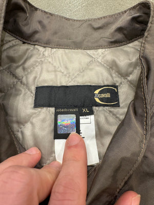 2007 Cavalli paneled bomber jacket