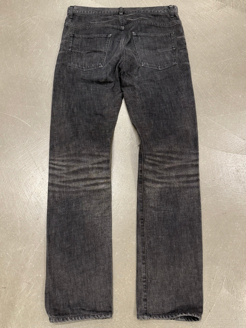2000s Dior clawmark faded jeans