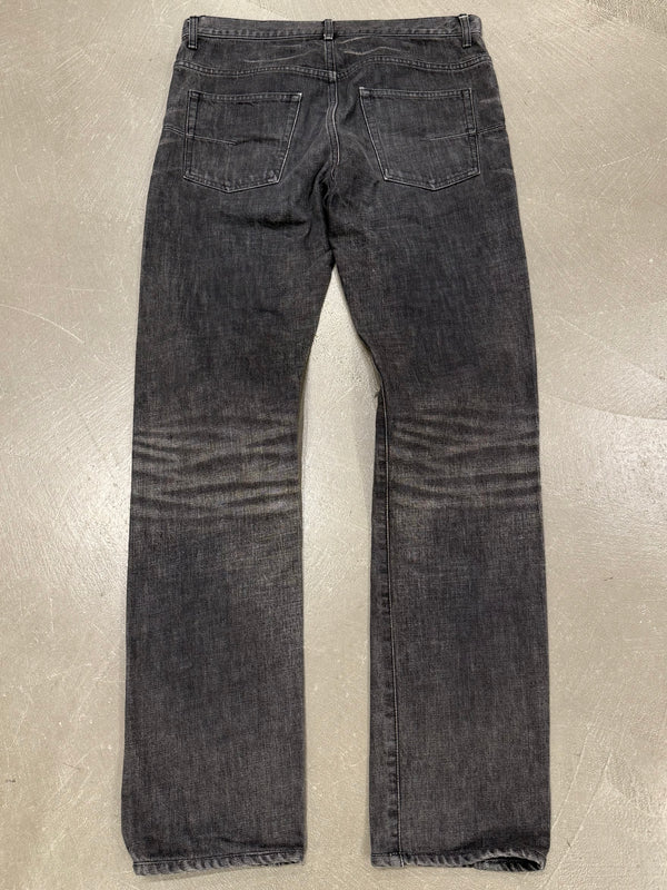 2000s Dior clawmark faded jeans