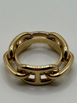 Hermes chain scarf ring