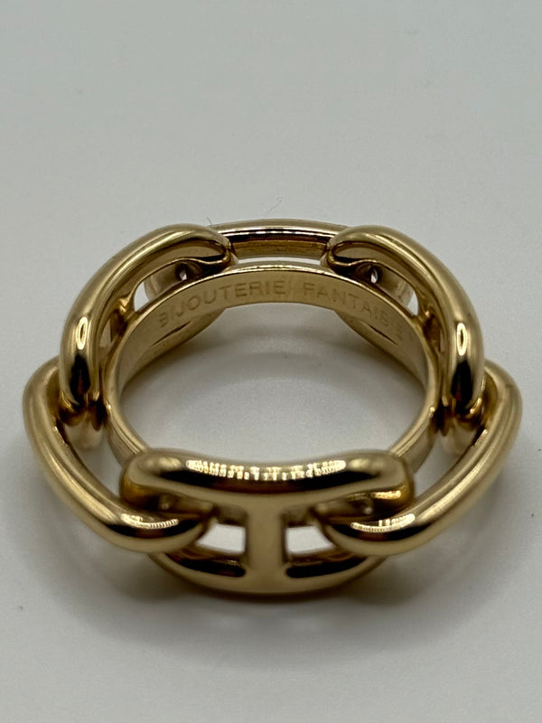 Hermes chain scarf ring