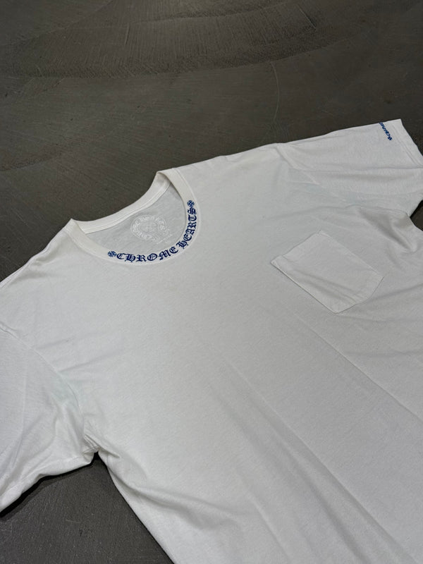 Chrome Hearts neck letters logo T-shirt