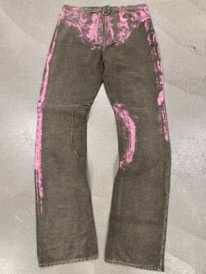 2000s Roberto Cavalli painted pants