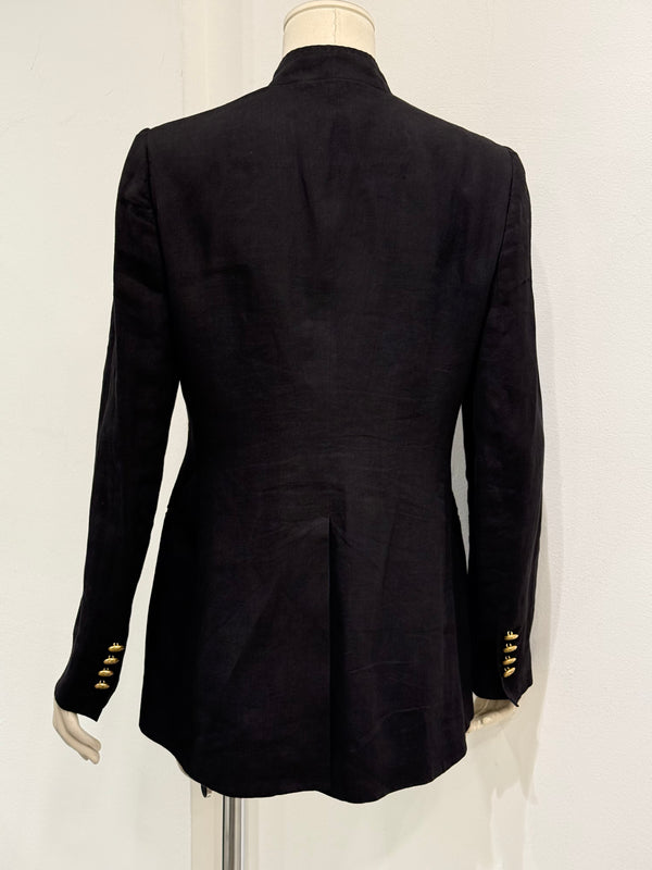 2000s Dolce & Gabbana military tailored jacket with pins