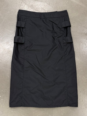 1999 Miu Miu technical utility zipper skirt