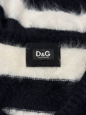 2000s Dolce & Gabbana cachemire stripe sweater