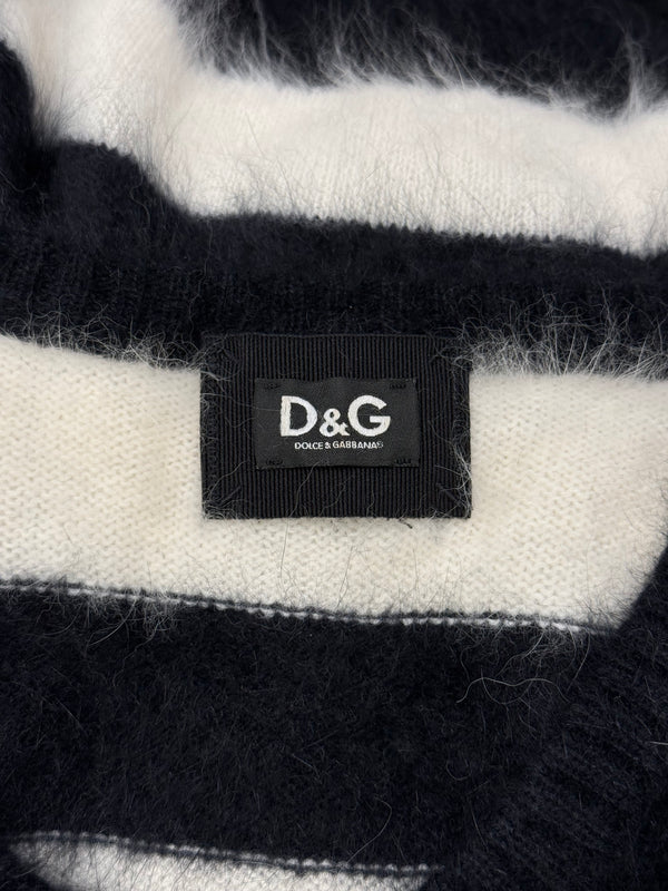 2000s Dolce & Gabbana cachemire stripe sweater