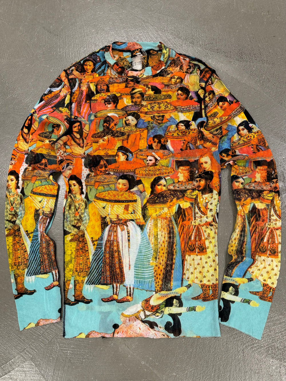 2000s Jean Paul Gaultier Asian mesh top