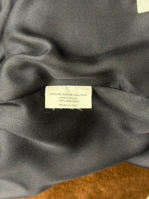 A/W2003 Yves Saint Laurent by Tom Ford ruffled leather coat