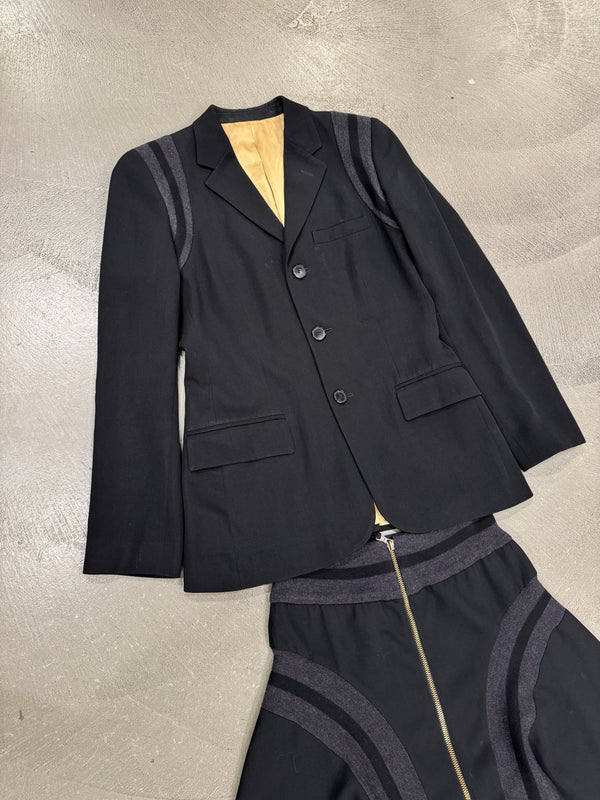 1990s Jean Paul Gaultier set jacket + skirt