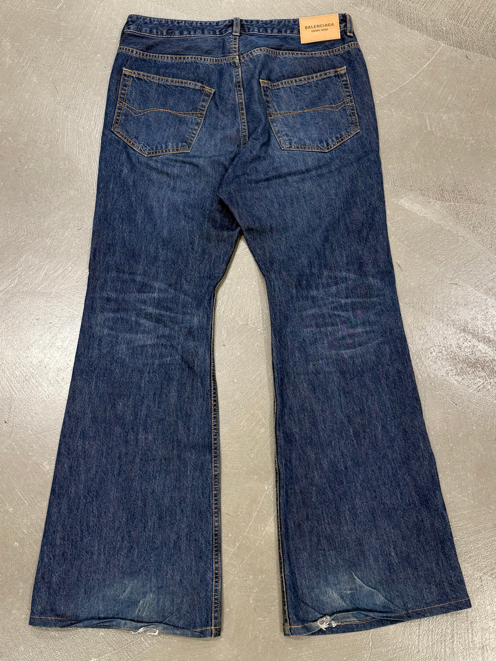 2023 Balenciaga wide flared jeans