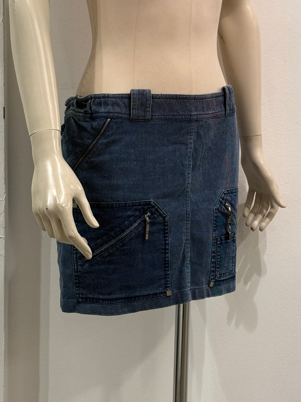 S/S2004 Christian Dior by Galliano runway mini zipper skirt