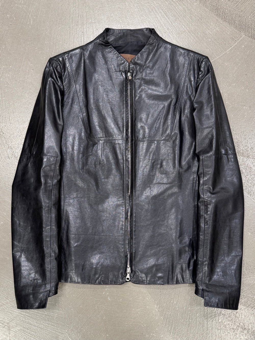 2000s Loewe biker leather jacket