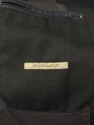 1990s Mandarina Duck egg cell zip-up jacket