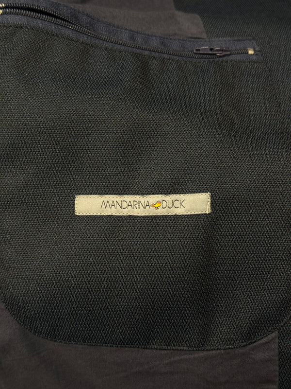1990s Mandarina Duck egg cell zip-up jacket
