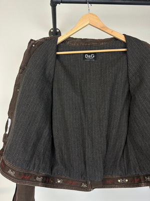AW2003 Dolce & Gabbana backzip jacket