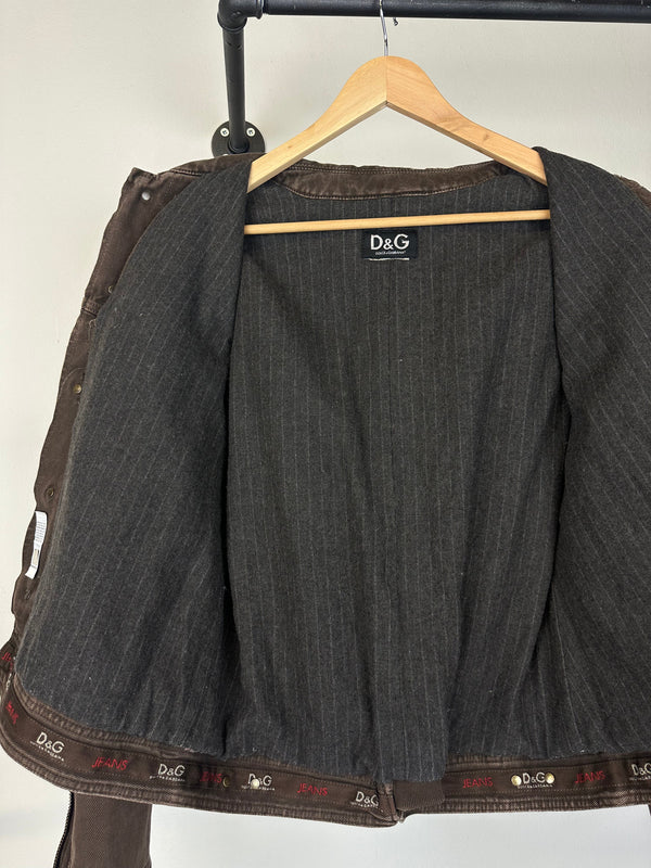 AW2003 Dolce & Gabbana backzip jacket