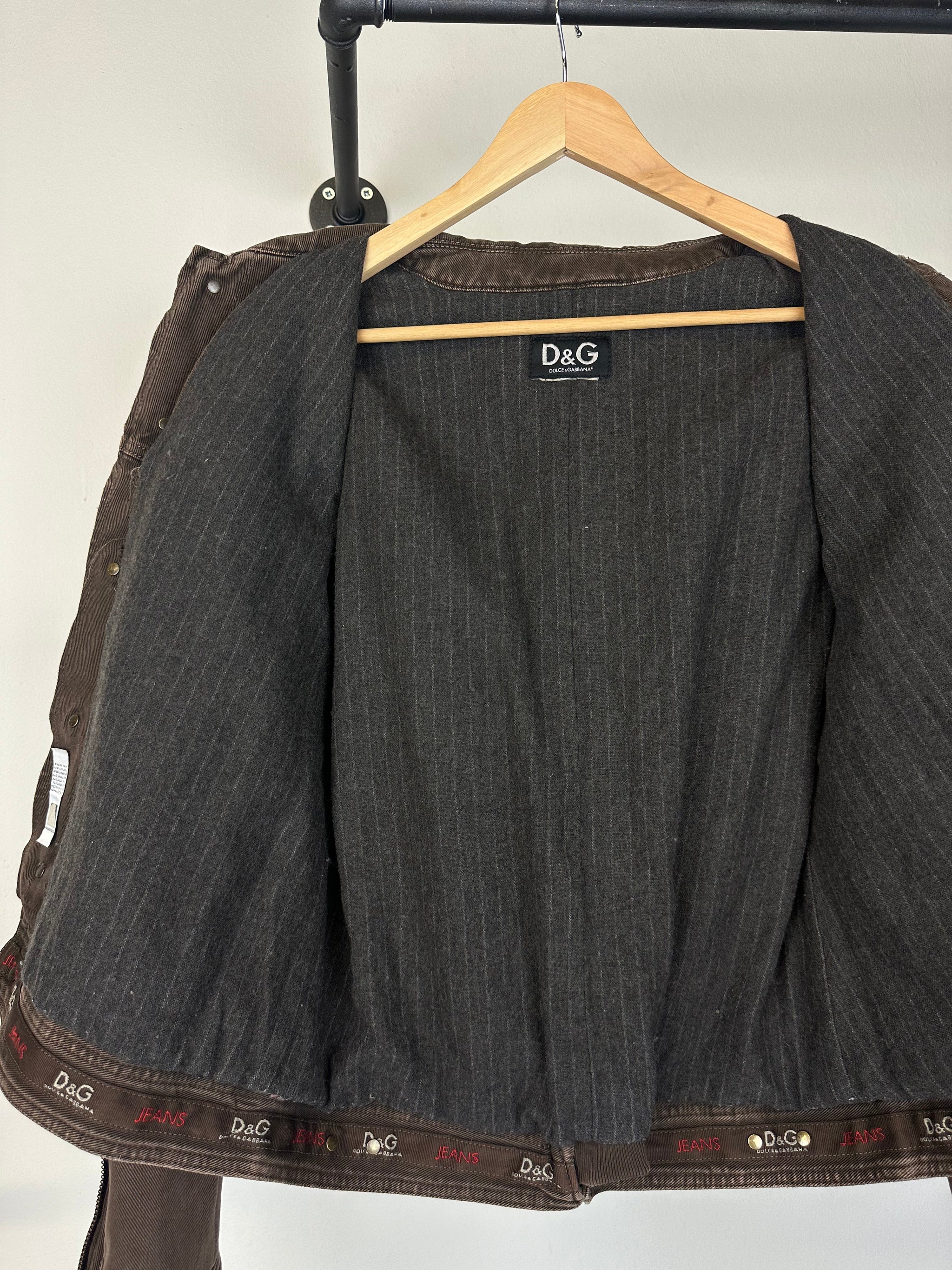 AW2003 Dolce & Gabbana backzip jacket – elevated archives