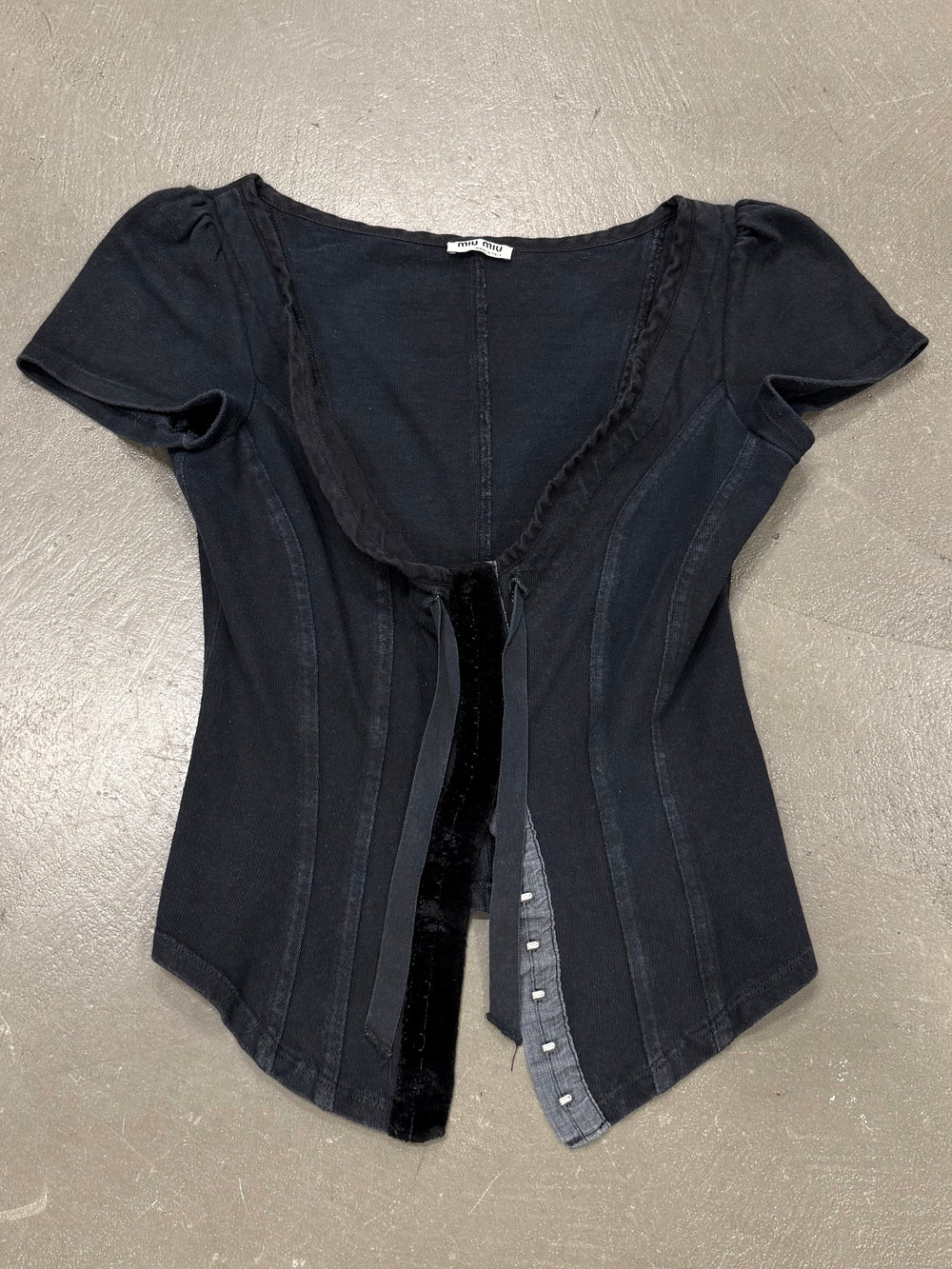 2000s Miu Miu corset top