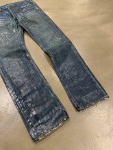 Load image into Gallery viewer, F/W 2003 Dior by Hedi Slimane green waxed denim
