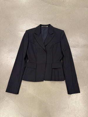 1997 Gucci by Tom Ford runway wool tailored skirt suit set